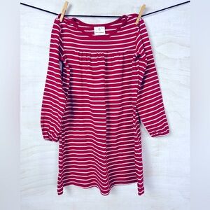Hanna Andersson Skater Dress in red and white stripes. Girls Size 8 (130)